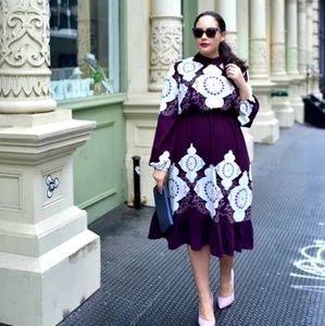 Girl with Curves plum dress worn only once
